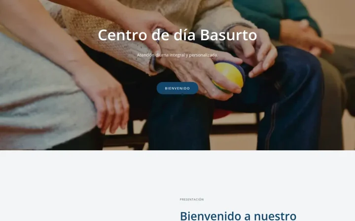 Previsualización del proyecto Centro de Día Basurto — Portal Corporativo para Centro de día Basurto