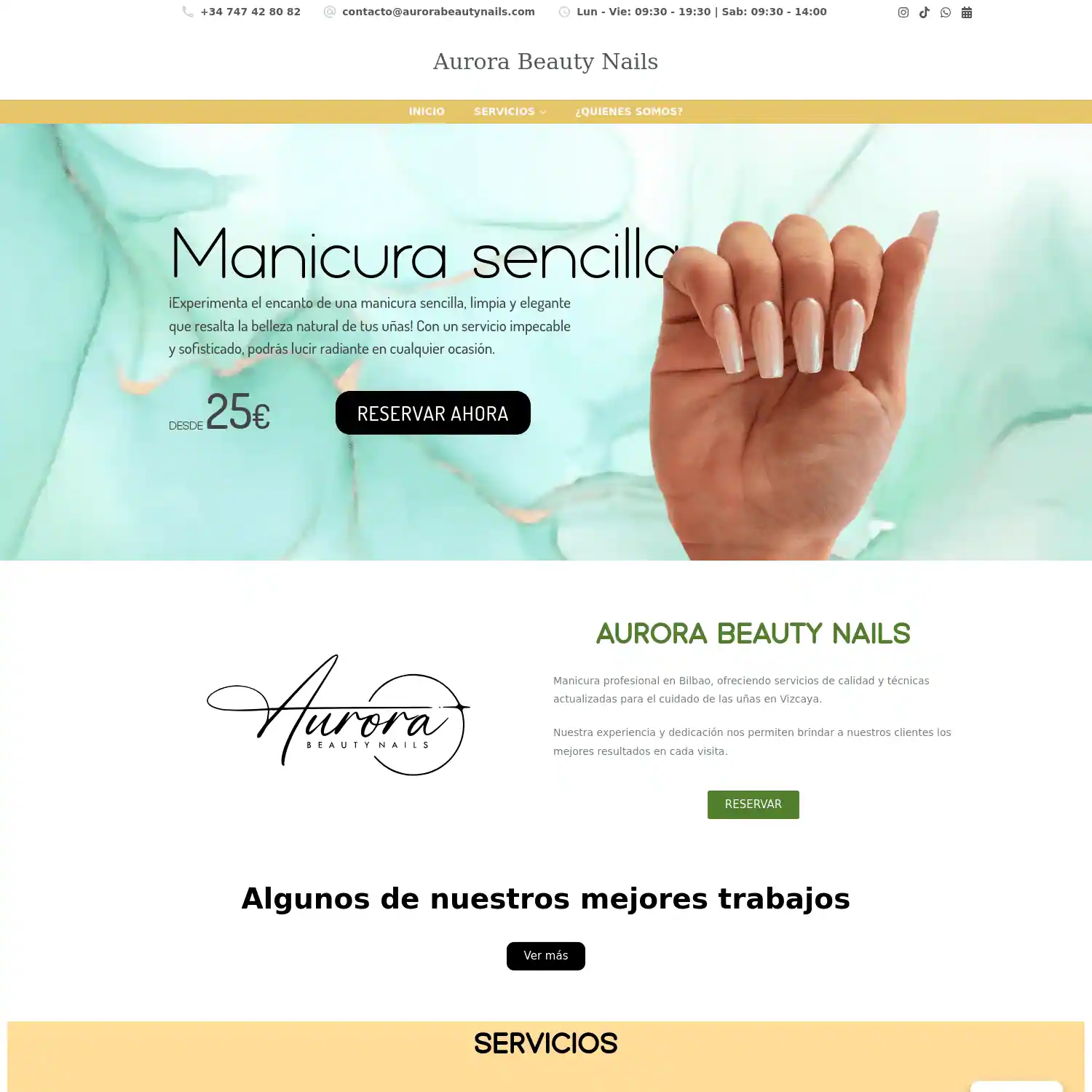 Aurora beauty nails